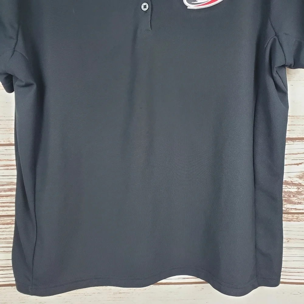 Lot of 3 Antigua Womens XL NHL Carolina Hurricanes Red/Black Polo Shirts - Picture 8 of 15